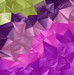 Obraz premium Abstract Low-Poly background. triangulated texture. Design 3d. Polygonal geometrical pattern. Triangular modern style