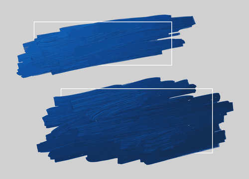 Blue Glitter Paint Strokes PNG Sublimation Design Download
