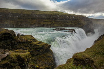 Gullfoss Waterfall in Iceland