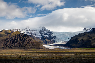Melting glacier in Iceland