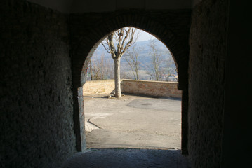 Fototapeta premium Borgo medioevale marchigiano