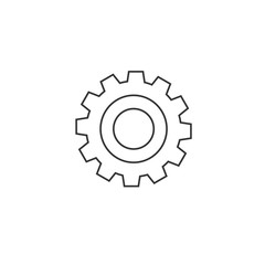 gear icon vector illustration for graphic design and websites