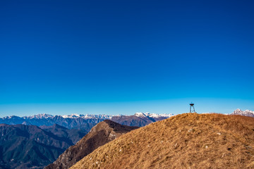 Panorama from the alpine peak