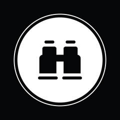 Binoculars icon illustration isolated vector sign symbol