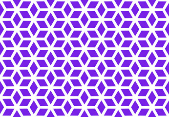 Seamless geometric pattern design illustration. Background texture. In purple, white colors.
