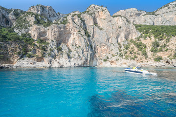 Obraz premium East coast near Cala abbiani beach, Sardinia, Italy