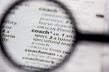 Word or phrase Coach in a dictionary.
