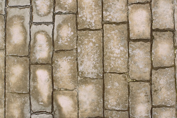 detail of old stone floor texture background for designers