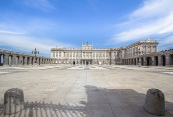 Obraz premium Royal Palace in Madrid, Spain
