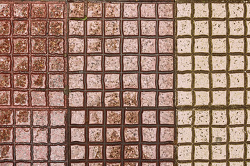 detail of tiled floor texture background for designers