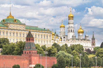 Fototapeta na wymiar Panorama of the Moscow Kremlin