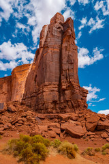 Fototapeta na wymiar Landscape of Monument valley. Navajo tribal park, USA.