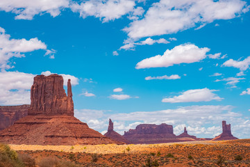Landscape of Monument valley. Navajo tribal park, USA.