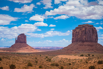 Landscape of Monument valley. Navajo tribal park, USA.