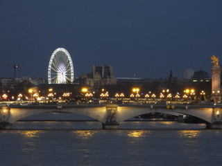 vue Paris avant la nuit