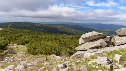 Panoramic view of Giant Mountains