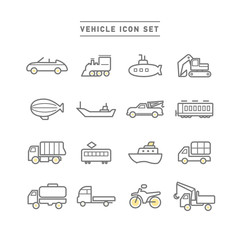 VEHICLE ICON SET