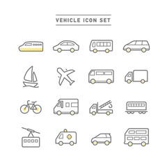 VEHICLE ICON SET