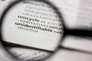Word or phrase Unidentifiable in a dictionary.