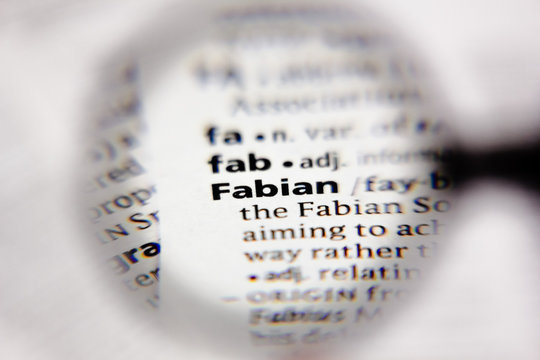 Word or phrase Fabian in a dictionary.