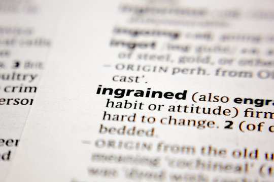 Word or phrase ingrained in a dictionary.