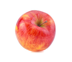 Fresh red apple isolated on white.