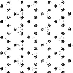 Seamless vector pattern in ornamental style. Geometric desing texture for gift.