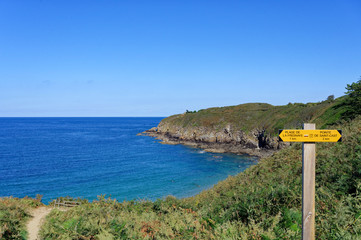 Baie De La Fresnaye, Chemin des douaniers, GR34, Sain-Cast-le-Guildo, Côtes-d’Armor, Bretagne, France © Bernard 63