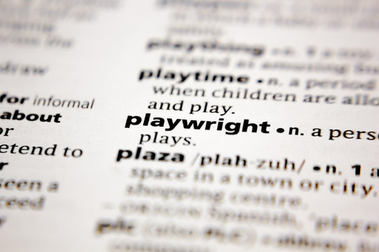 Word or phrase playwright in a dictionary.
