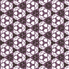 Seamless vector pattern in ornamental style. Geometric desing texture for gift.