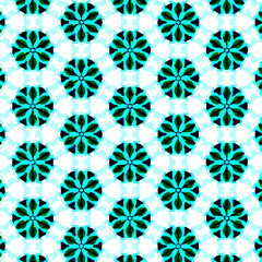 Seamless vector pattern in ornamental style. Geometric desing texture for gift.