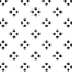 Seamless vector pattern in ornamental style. Geometric desing texture for gift.