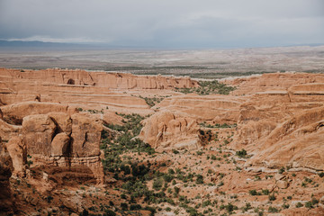 Splendides paysages à Arches National Park, Utah