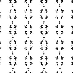 Seamless vector pattern in ornamental style. Geometric desing texture for gift.