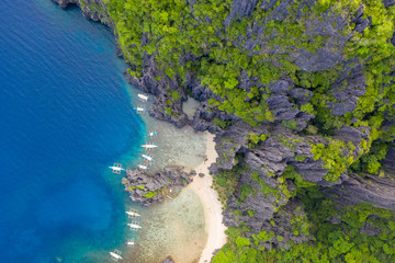 Secret Lagoon beach El Nido Palawan Philippines