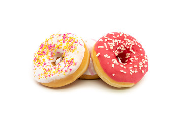 Donut isolated on white background