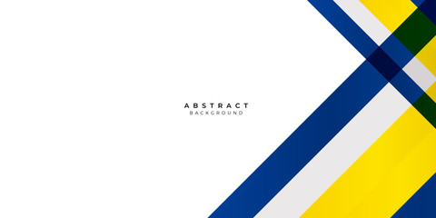 Blue Gold White Silver Box Rectangle Abstract Background Vector Presentation Design