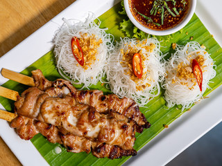 Thai-Style Grilled Pork Skewers (Moo Ping)