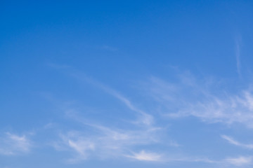 clear blue sky with cloud, morning day background