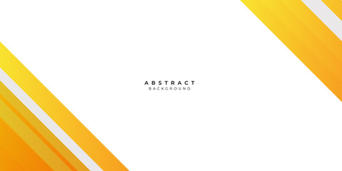 White Orange Silver Box Rectangle Abstract Background Vector Presentation Design