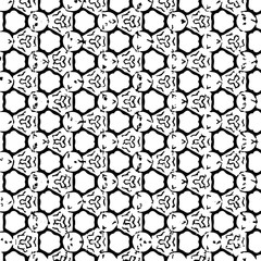 Seamless vector pattern in ornamental style. Geometric desing texture for gift.