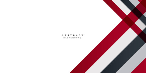 Black Red Silver White Box Rectangle Abstract Background Vector Presentation Design