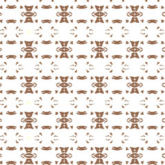 Fototapeta premium Seamless vector pattern in ornamental style. Geometric desing texture for gift.