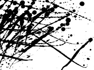 Fototapeta premium texture black ink japan background..Abstract Grunge Texture Black Ink Background.