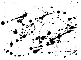 Abstract Grunge Texture Black Ink. Background..texture black ink watercolor brush.Japanese...