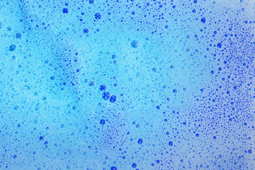 Soap bubbles background- suds liquid