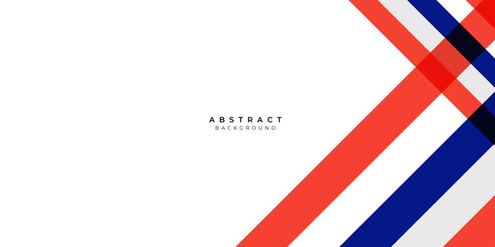 White Red Silver Blue Box Rectangle Abstract Background Vector Presentation Design