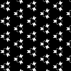 Seamless vector pattern in ornamental style. Geometric desing texture for gift.