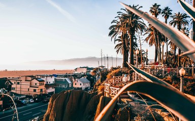 Sunset In Santa Monica California