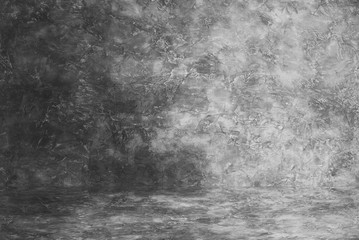 Cement concrete floor & wall floor background , display products ,room, interior